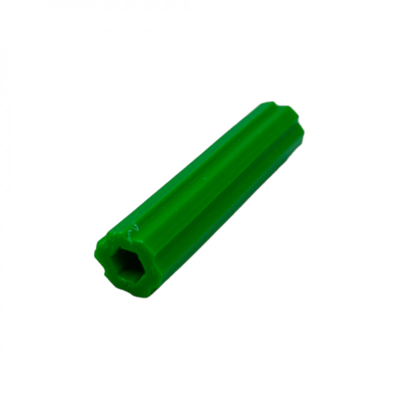 tarugo verde plástico 9/32"