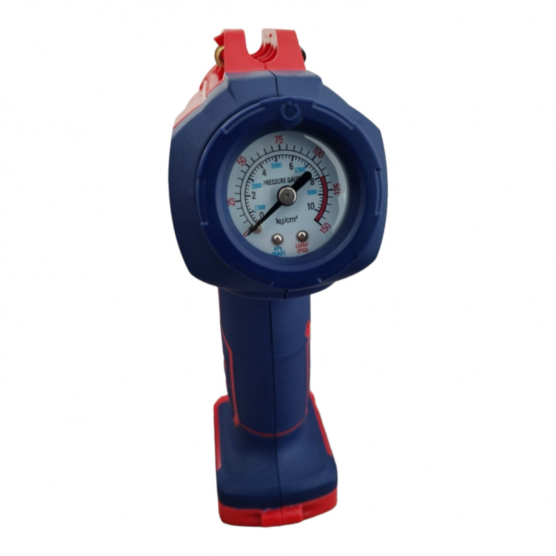 COMPRESOR DE AIRE INALAMBRICO 20 VOLTIOS, CON LUZ LED, PRESION 150 PSI