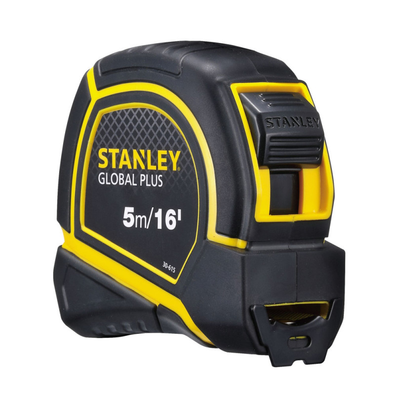 CINTA METRICA, TIPO GLOBAL PLUS, 3/4 PULGADAS X 5 METROS. MARCA STANLEY.