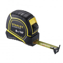 CINTA METRICA, TIPO GLOBAL PLUS, 3/4 PULGADAS X 5 METROS. MARCA STANLEY.