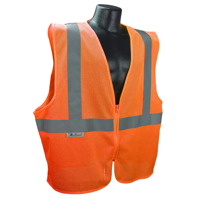 CHALECO DE SEGURIDAD, COLOR NARANJA, CLASE 2, TAMAÑO S/M. MARCA RADIANS